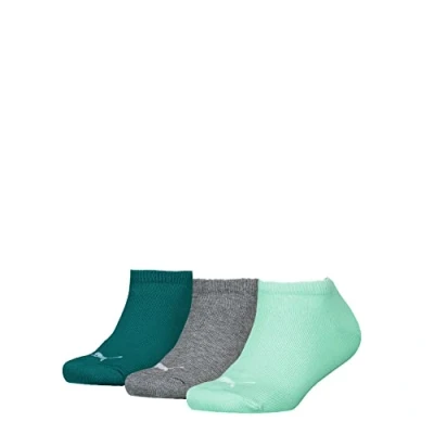 Abbildung von PUMA Unisex Kids Invisible Footie Hosiery, Mint/Lagoon Green, 23/26