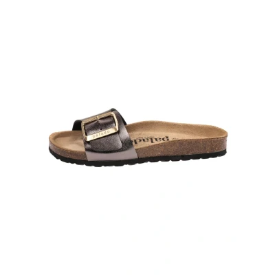 Abbildung von Palado Malta EGS Pantolette flach, Damen, Größe: 43, Dunkelgold Schuhe