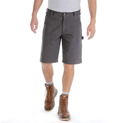 Abbildung von Carhartt Herren Rugged Flex® Relaxed Fit Arbeitsshorts aus Canvas, Shadow, W38