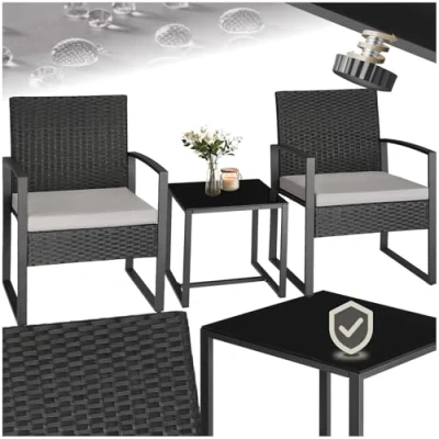 Abbildung von tectake Sitzgruppe Granada, (Set, 3 tlg)