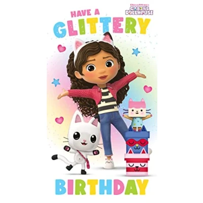 Abbildung von Danilo Promotions LTD Gabby&#039;s Puppenhaus Geburtstagskarte für Mädchen, Mädchen Happy Birthday Karte Gabby Freundin