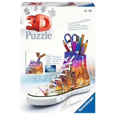 Abbildung von Ravensburger 3D Puzzle 108 Teile Sneaker Skyline 11152, Puzzleteile
