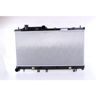 Abbildung von NISSENS 67725 Kühler, Motorkühlung Aluminium 340 688 16 Kühlrippen gelötet SUBARU: Forester III, Impreza III Schrägheck, Legacy 4 Kombi
