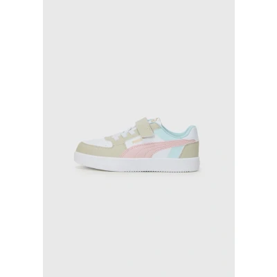 Abbildung von Puma Caven 2.0 Block Sneakers Kinder Schuhe Mit Colorful Desert Dust/Mauve Mist/White Größe: 29