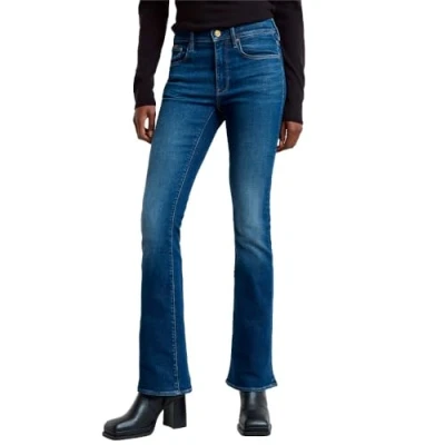 Abbildung von G Star 3301 Flare WMN Flared Jeans, Damen, Größe: 25x30, Faded zonal wind