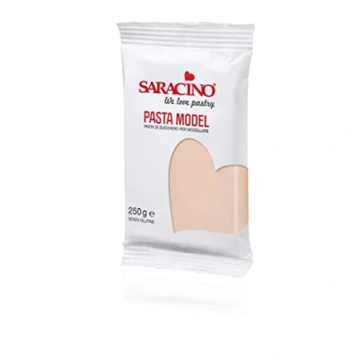 Abbildung von Saracino Fondant Model Hautfarben Zum Modellieren 250 g Glutenfrei Made In Italy