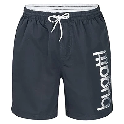 Abbildung von bugatti® Herren Badeshort dunkelgrau/anthrazit, Größe L