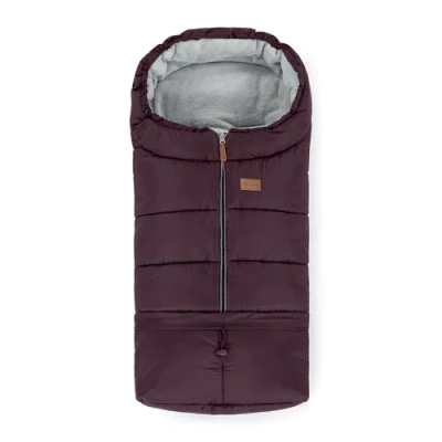 Abbildung von Petite&amp;Mars Schlafsack für Kinderwagen JIBOT * Fußsack Winterschlafsack Kinderwagen, Buggy und Autositz Warrm Wasserdicht Winddicht (Mysterious Plum)