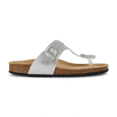 Abbildung von Geox D Brionia K Zehentrenner, Damen, Größe: 40, Silver Schuhe