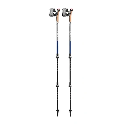 Abbildung von Leki Nordic Walking STÖCKE Traveller Ski/Snowboard Zubehör, Größe: One Size, Blau/grau