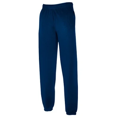 Abbildung von Fruit of the Loom Herren Jogginghose mit elastischen Bündchen Blau Groß
