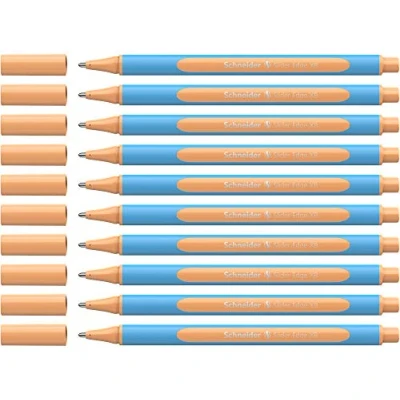 Abbildung von Schneider Slider Edge Pastell XB Kugelschreiber (Dreikant Stifte mit Strichbreite XB) 10 Stück peach