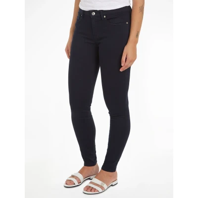 Abbildung von Tommy Hilfiger SKINNY fit Jeans TH FLEX COMO RW GYA (TH RW) mit Logo Badge