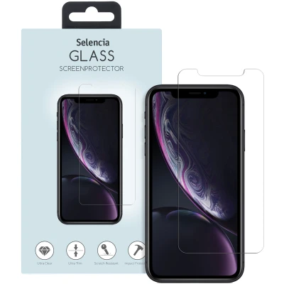 Abbildung von Apple iPhone Xr Panzerglas Selencia Displayschutz Gehärtetes Glas aus gehärtetem 12 (Pro) / 11
