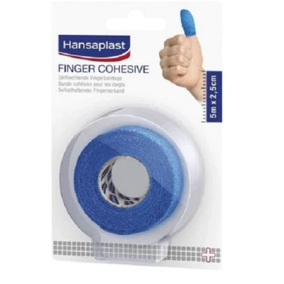 Abbildung von Hansaplast Finger Cohesive Selbstklebende Fingerbandage 5m x 2.5cm