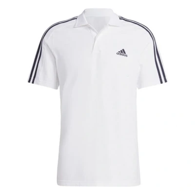 Abbildung von adidas Sportswear Essentails Embroidered Small LOGO Poloshirt, Herren, Größe: XL, White black