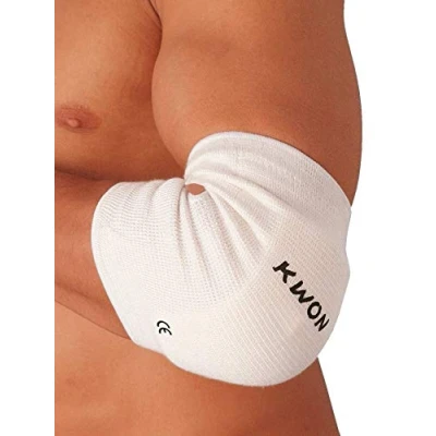 Abbildung von BAY Sports Ellenbogenschutz Ellbogenbandage mit Polster Kampfsport Ballsport KWON Ellbogen, MMA, Volleyball, Basketball, Dauerelastisch