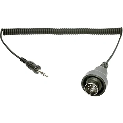 Abbildung von SENA 3.5 mm Stereo Jack für 5 Pin DIN Kabel 1980 later Honda Goldwing Größe S