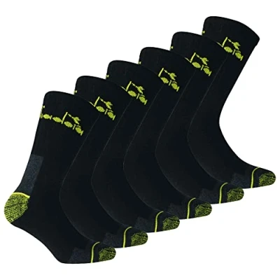 Abbildung von Diadora Unisex Arbeits 6ER PACK Socken, Größe: 43 46, Schwarz