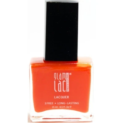 Abbildung von glamlac Nagellack neon orange 15 ml
