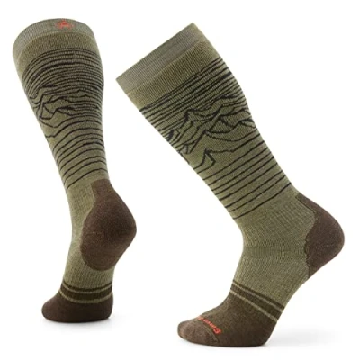 Abbildung von Smartwool Snowboard FULL Cushion Iguchi Pattern OTC Sportsocken, Herren, Größe: 46 49, Winter moss