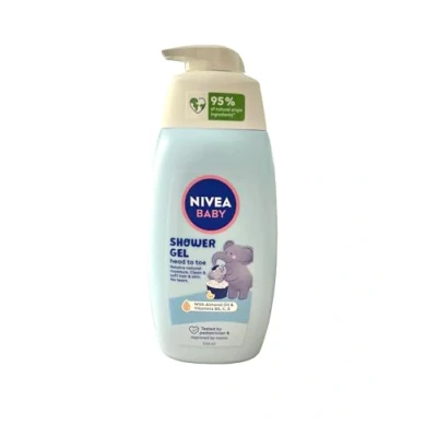 Abbildung von Nivea Baby Shampoo &amp; Bath Foam Head to Toe Without Soap Parabens Soothing 0% Alcohol Alkaline Soaps Skin Neutral Ph for Every Type 500ml (Pack of 3)