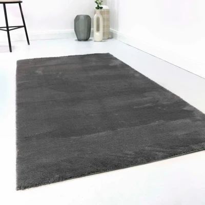 Abbildung von Homie Living Teppich &quot;Lago&quot;, rechteckig, Kurzflor, Uni Farben, ideal im Wohnzimmer &amp; Schlafzimmer