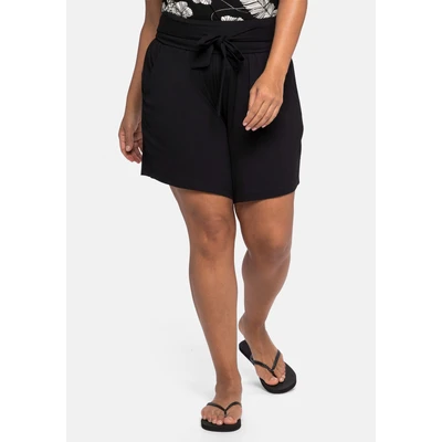 Abbildung von Sheego Shorts, Damen, Größe: 52, Schwarz