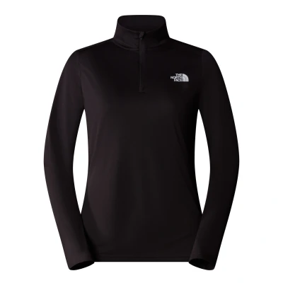 Abbildung von The North Face FLEX ¼ ZIP TEE SLIM Langarmshirt, Damen, Größe: 44, Black