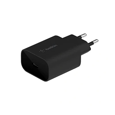 Abbildung von USB C Wall Charger 25W von Belkin Schwarz Kunststoff
