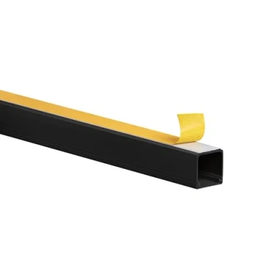 Abbildung von KOMIB Kabelkanal/Kabelkanäle Verschiedene Größe Schwarz Selbstklebend Je Stange 1M (10m, 25 x mm)