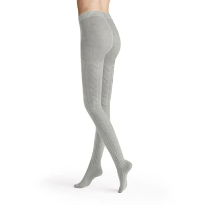 Abbildung von Hudson Damen Strumpfhosen Winter Plait wärmend Silber 0502 38 40