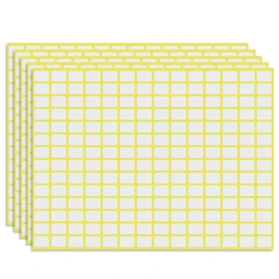 Abbildung von 2940 Stück 13x8mm Etiketten Selbstklebend zum Beschriften, Universal Aufkleber Haushaltsetiketten Tiefkühletiketten Adressetiketten für Flaschen, Aktenordner, Glasboxen, Schule, Büro, Küche