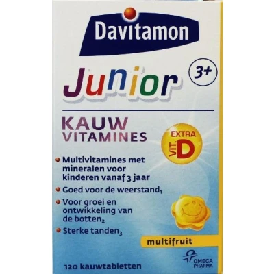 Abbildung von Davitamon Junior 3+ Multifruit 120 Kautabletten