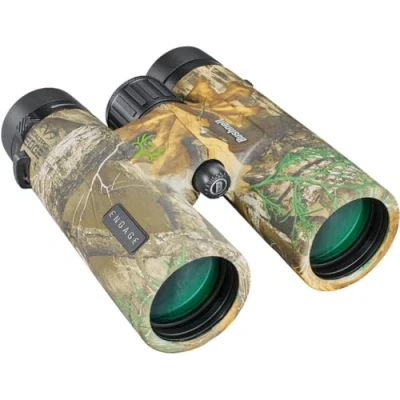Abbildung von Bushnell Engage X 10x42 Dachkantprisma Wasserdicht und beschlagfrei EXO Beschichtung Voll multivergütet Ferngläser Wildtiere im Freien Vogelbeobachtung BENX1042RB