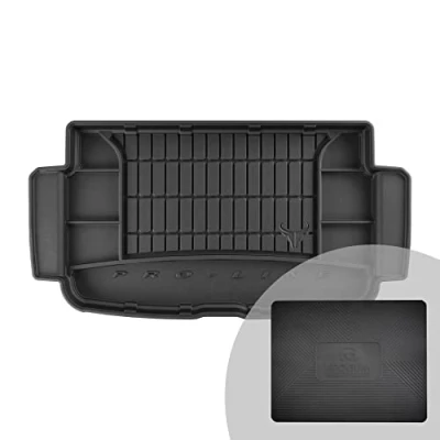 Abbildung von FROGUM ProLine 3D Gummimatte Exklusive Auto Kofferraummatte Kofferraumwanne für Mercedes Benz SLK R171 2004 2011 Bequemer Organiser Die höchsten Kanten