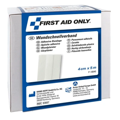 Abbildung von FIRST AID ONLY Pflaster 4 cm x 5 m weiß