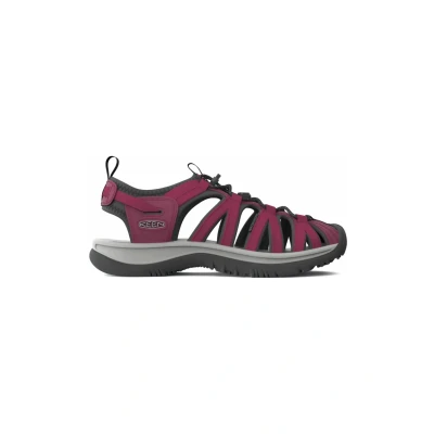 Abbildung von Keen Whisper Trekkingsandale, Damen, Größe: 37.5, Beaujolais rot schwarz Schuhe