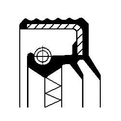 Abbildung von Wellendichtring, Differential CORTECO 01034642B