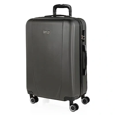 Abbildung von ITACA Koffer Groß 4 Räder Großer Leichte Reisekoffer mit Rollen Groß. für Flugzeuge Hartschale Geprüftem Schloss Trolley 71170, Antrazit
