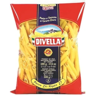 Abbildung von DIVELLA DURUM WEIZEN SEMOLINA PENNE ZITI RIGATE 27 24X500 GR