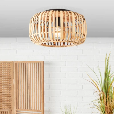 Abbildung von Brilliant Deckenleuchte Woodrow, ohne Leuchtmittel, Deckenlampe 40cm holz