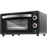 Abbildung von Cecotec Tischofen Bake&amp;Toast 1090 Black, 10 L, 1000 W, 60 Minuten Timer, Temperaturregelung bis zu 230ºC, Backblech, Grillrost und Zange mit Griff