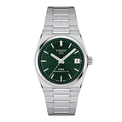Abbildung von Tissot T137.207.11.091.00 Damen Armbanduhr Automatik PRX 35 mm Grün