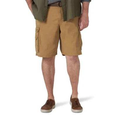 Abbildung von Lee Men&#039;s Big and Tall New Dungarees Belted Wyoming Cargo Short, Bourbon, 44W