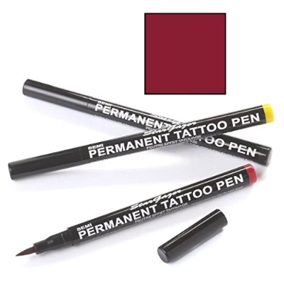 Abbildung von Stargazer Semi Permanent Tattoo Pen 08 Fire Red by