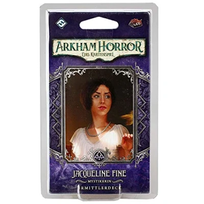 Abbildung von Fantasy Flight Games, Arkham Horror: LCG Jacqueline Fine, Erweiterung, Expertenspiel, Kartenspiel, 1 4 Spieler, Ab 14+ Jahren, 45+ Minuten, Deutsch, Mehrfarbig, Bunt