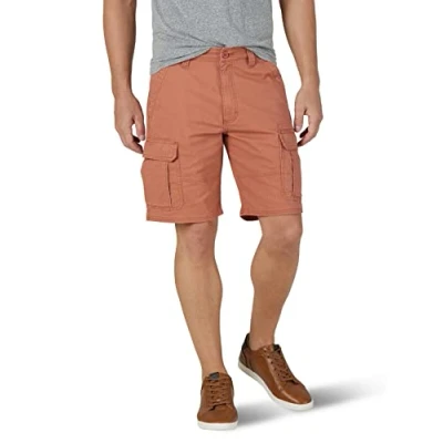 Abbildung von Wrangler Authentics Herren Klassische Stretch Cargo Shorts mit lockerer Passform Cargos, Copper Brown, 52