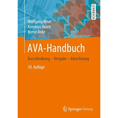 Abbildung von AVA Handbuch: Ausschreibung Vergabe Abrechnung