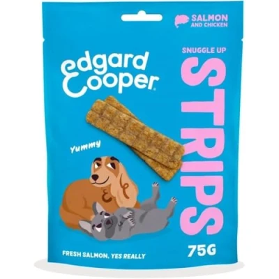 Abbildung von Edgard&amp;Cooper Streifen 75 g Hundesnacks Lachs...
